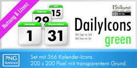 Titelbild Lizenz DailyIcons green