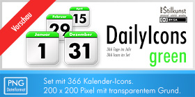 Titelbild Vorschau DailyIcons green