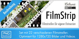 Stilkunst Vorlage FilmStrip | Graphic set FilmStrip