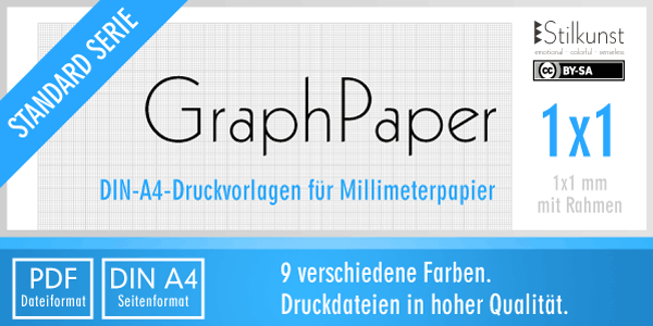 Druckvorlage Din A4 Graphpaper Millimeterpapier Stilkunst De