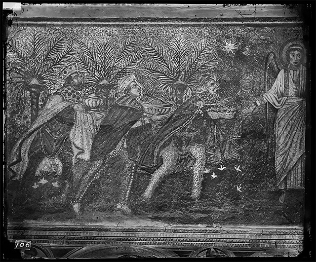 Magiermosaik von Ravenna im heutigen Zustand